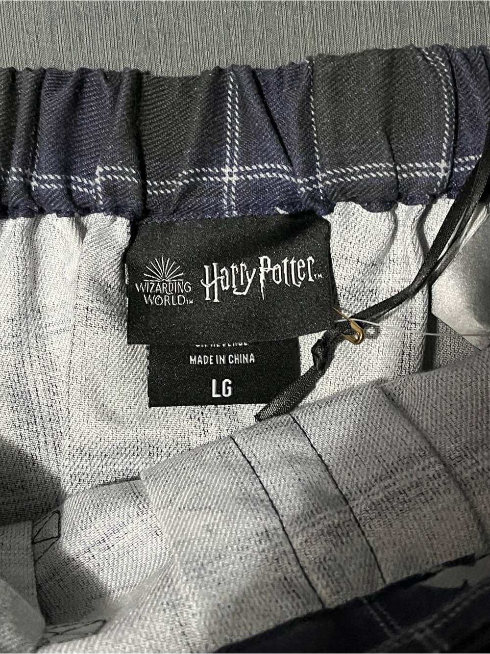 Hot Topic Large Ravenclaw Blue Tie-Dye T-Shirt and Navy Plaid Skirt Set - Picture 13 of 16